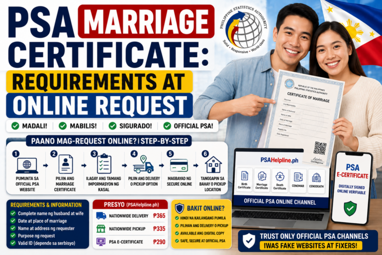 PSA Marriage Certificate