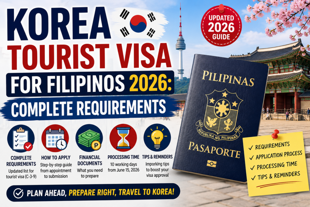 Korea Tourist Visa for Filipinos
