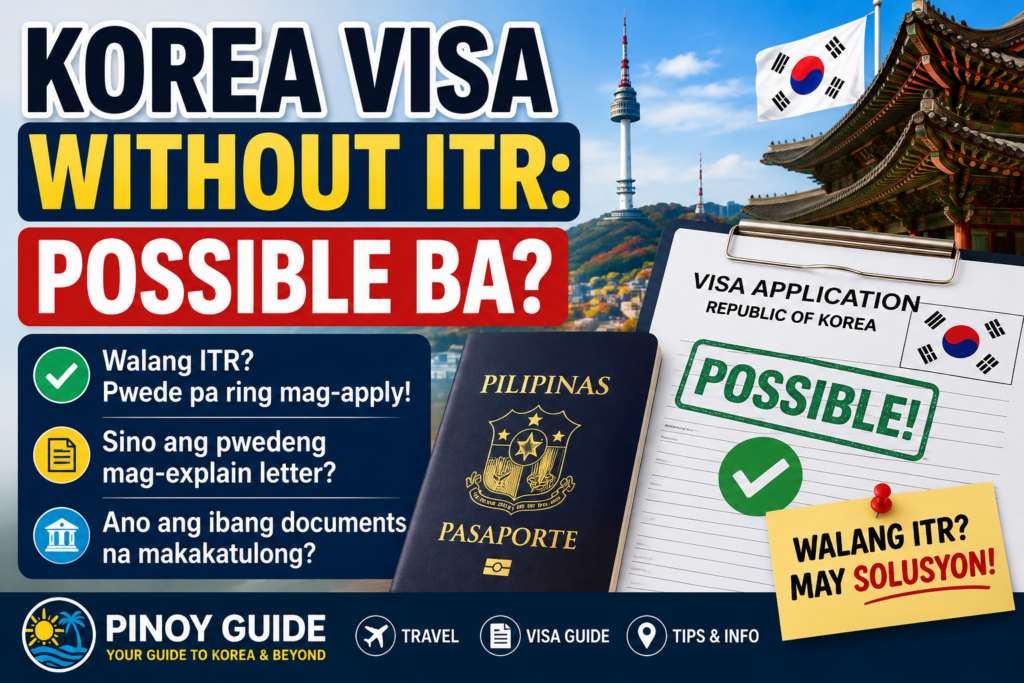 Korea Visa Without ITR