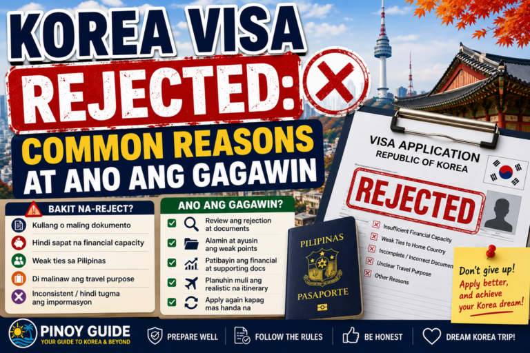 Korea Visa Rejected