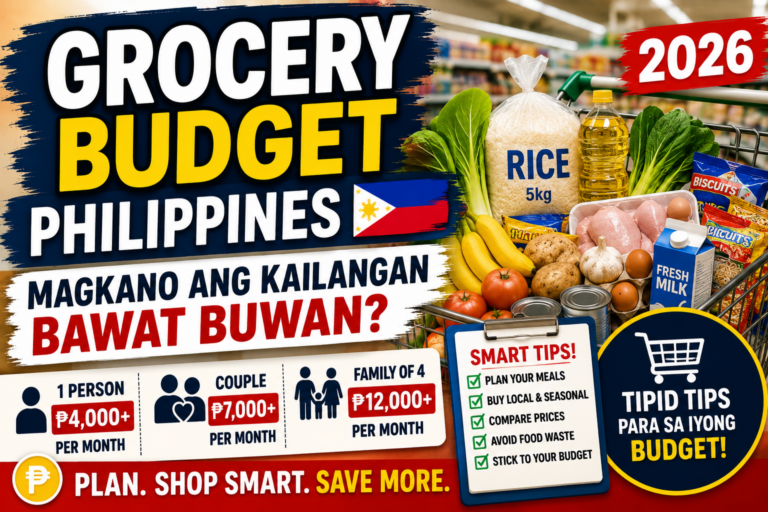 Grocery Budget Philippines 2026
