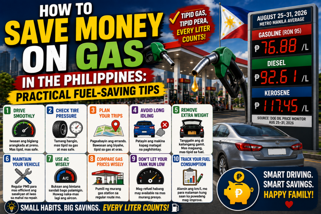 How to Save Gas Philippines