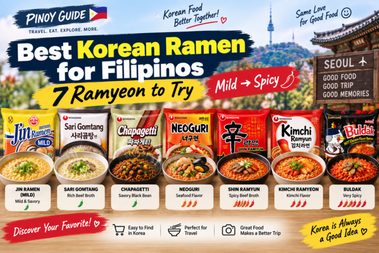 Best Korean ramen for Filipinos from mild to spicy