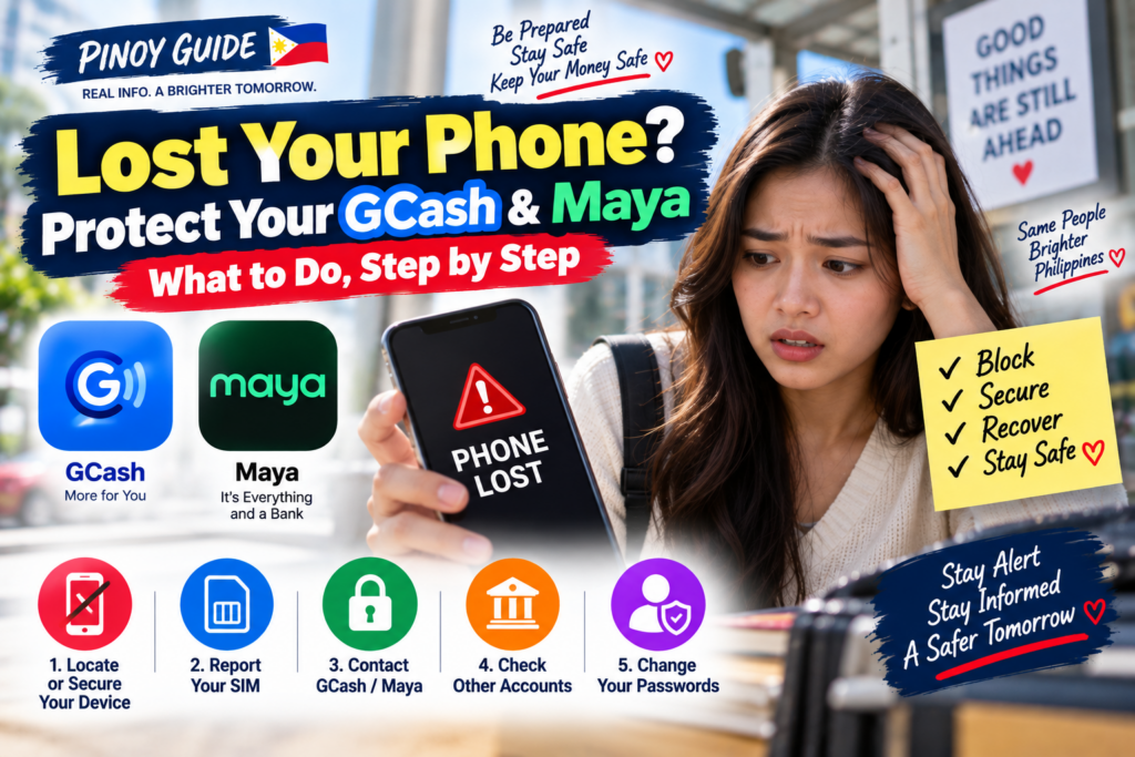What to do if you lose your phone with GCash or Maya in the Philippines
