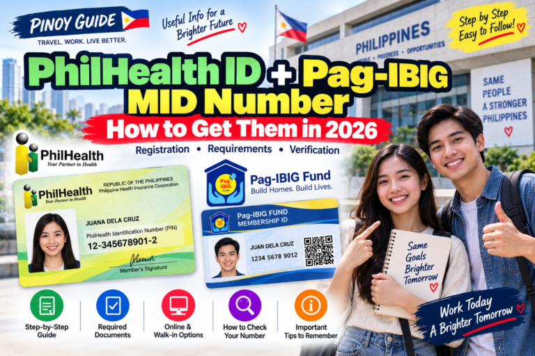 How to get a PhilHealth ID and Pag-IBIG MID Number in the Philippines in 2026