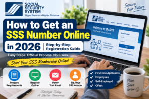 How to get an SSS Number online in 2026 step-by-step registration guide
