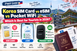 Korea SIM Card vs eSIM vs Pocket WiFi